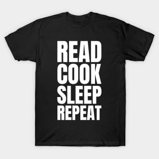 Chef's Recipe for Reading: A Perfect Gift for Book Lovers who Cook T-Shirt